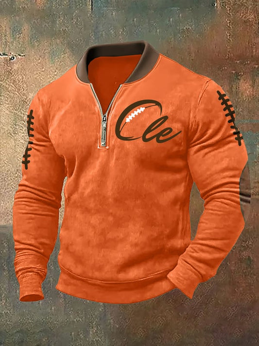 Men's Football Fans Lovers Gameday Casual Sweatshirt