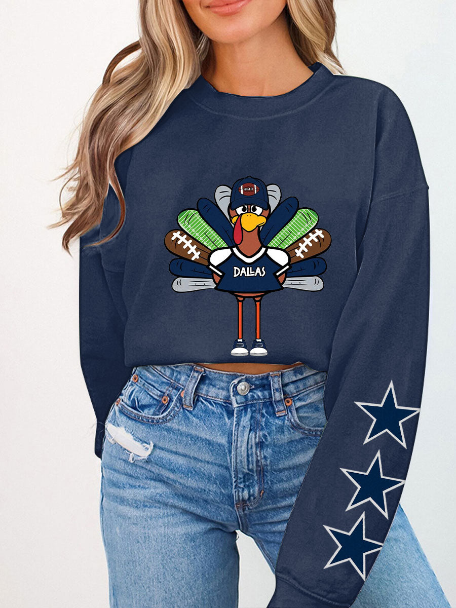 Women's Thanksgiving American Football Sweatshirt