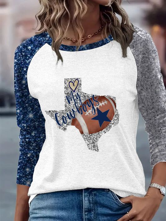 Women's American Football Long Sleeve T-Shirt