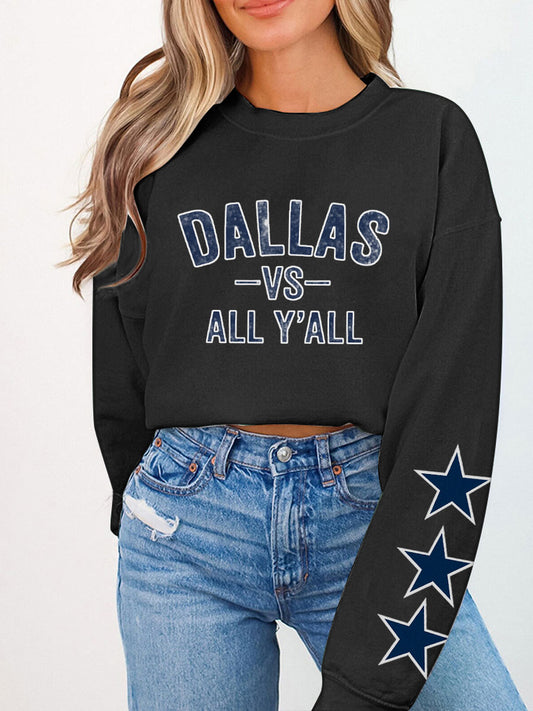 Women's American football sweatshirt
