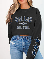 Women's American football sweatshirt