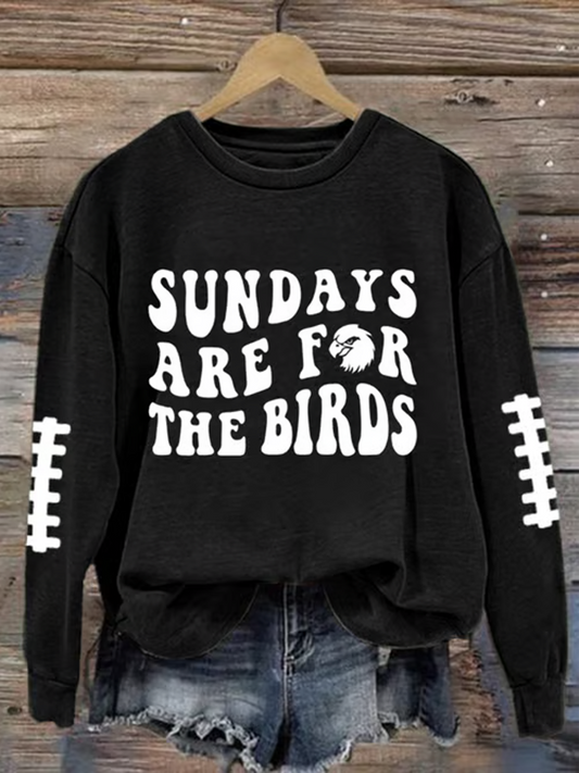 Women's Football Fans Lovers Gameday Casual Regular Sweatshirt
