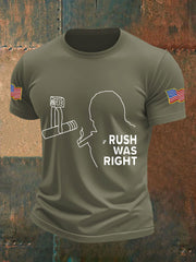 Men's rush was right T-shirts