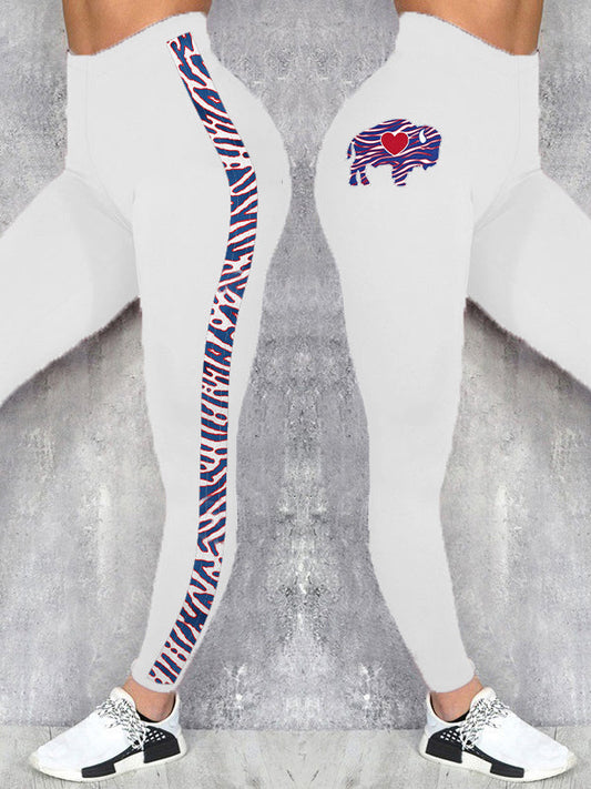 Women's Buffalo Football Lover Printed Leggings