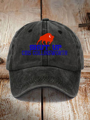 Unisex Go Buffalo Football Fans Lovers Gameday Print Hat