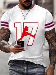 Men's Football Fans Lovers Gameday Casual Tee