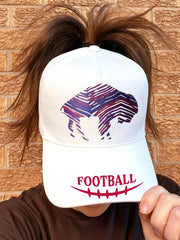Unisex Football Fans Lovers Gameday Casual Design Print Hat