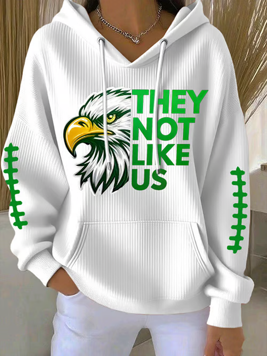 Women's  Football Fans Lovers Gameday Casual Printed Tops