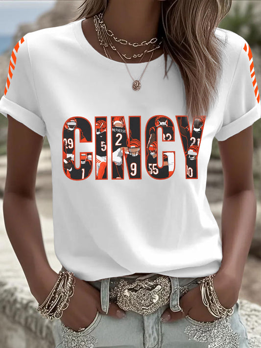 Women's CINCY Football T-shirts