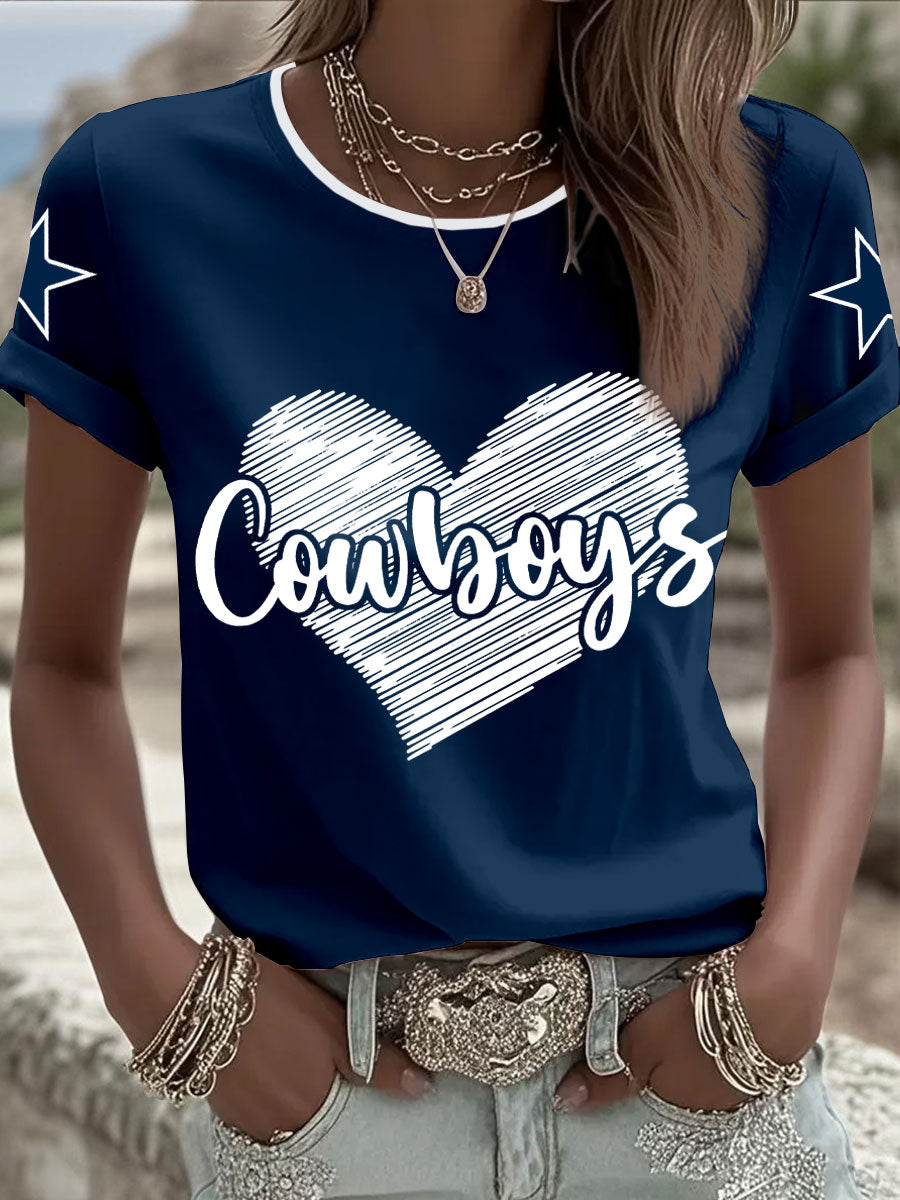 Women's Cowboys Football T-shirts