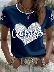 Women's Cowboys Football T-shirts