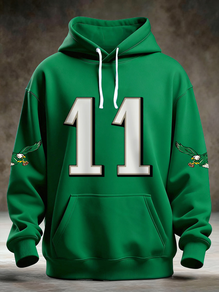 Men's Philadelphia Football Fans Lovers Gameday Casual Hoodie