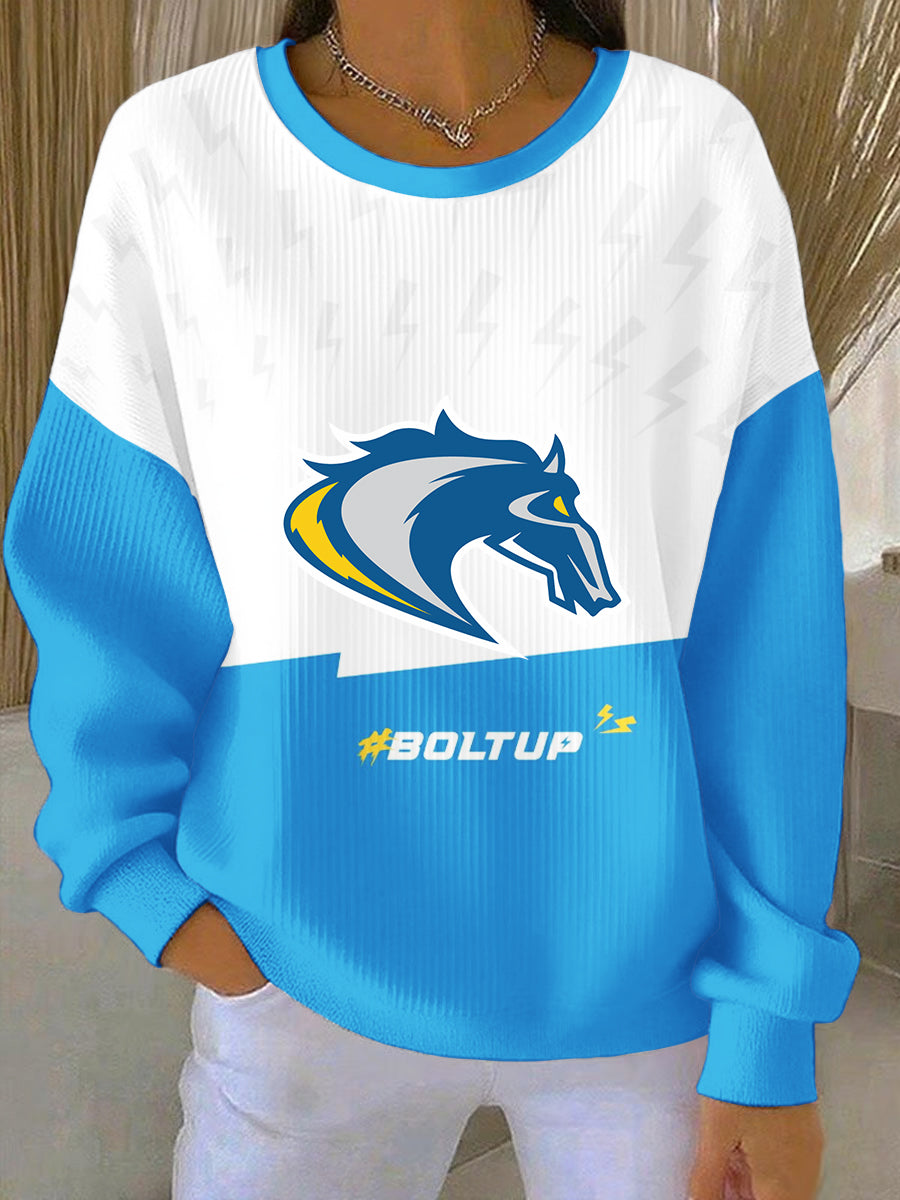 Women's Los Angeles Chargers Oversized Hoodie