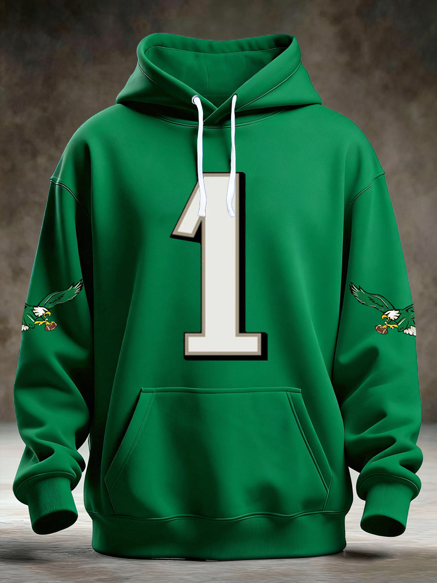 Men's Philadelphia Football Fans Lovers Gameday Casual Hoodie