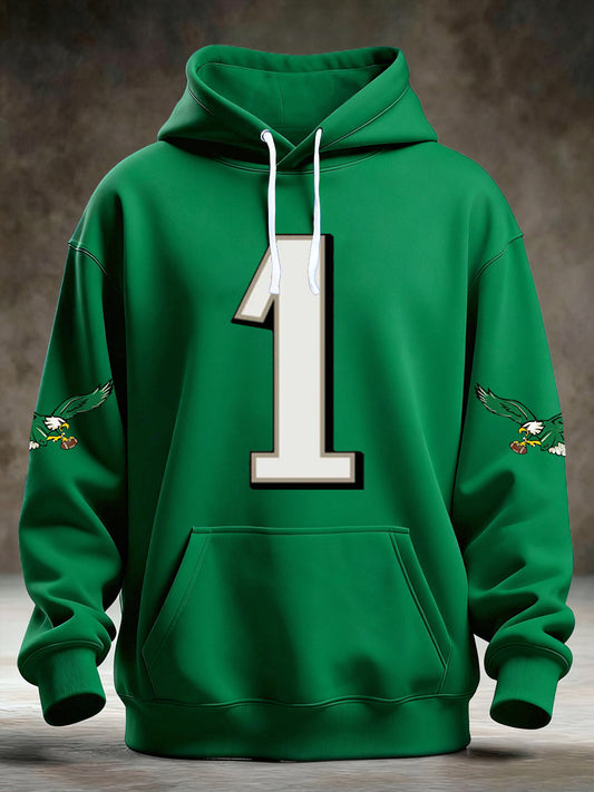 Men's Philadelphia Football Fans Lovers Gameday Casual Hoodie