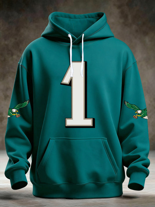 Men's Philadelphia Football Fans Lovers Gameday Casual Hoodie