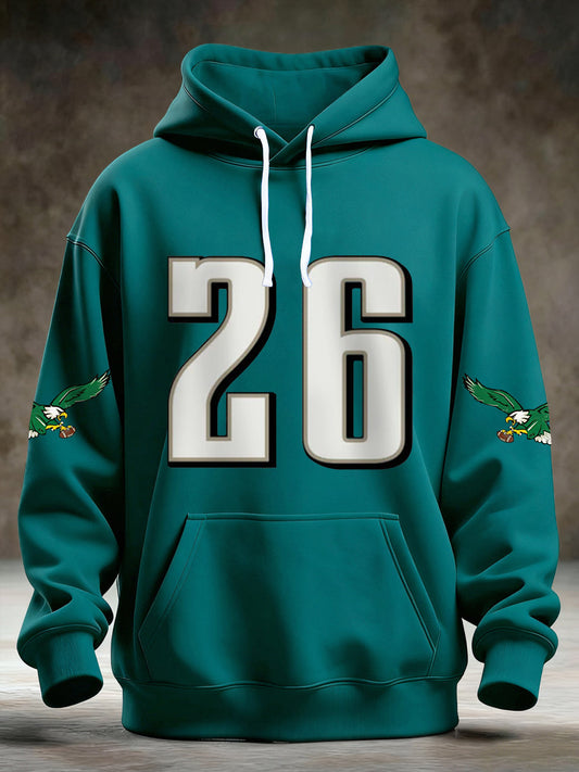 Men's Philadelphia Football Fans Lovers Gameday Casual Hoodie