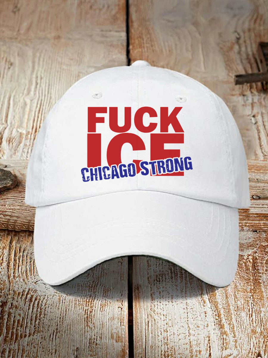 Fuck ICE Chicago Strong Hat