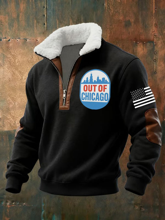 Men's Out Of Chicago Printed Sweatshirt