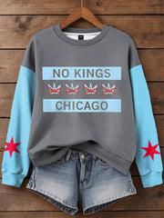 Women's Chicago Protest Print Sweatshirt