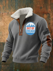 Men's Out Of Chicago Printed Sweatshirt