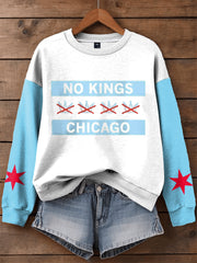 Women's Chicago Protest Print Sweatshirt