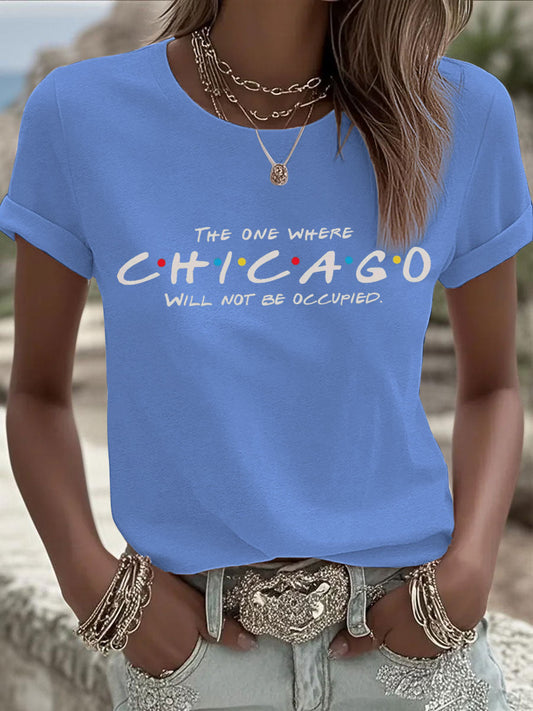 Women's Chicago Protest Short Sleeve T-Shirt