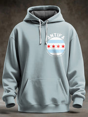 Men's Chicago Protest Oversized Drop-Shoulder Hoodie