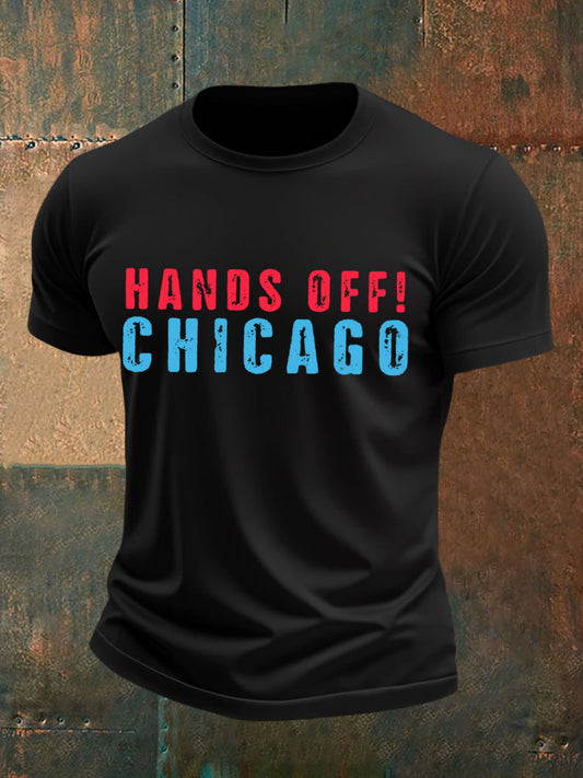 Men's Chicago Protest short-sleeved T-shirt
