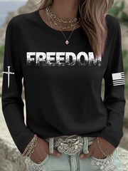 Women's  Freedom Printed Tops
