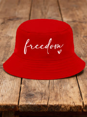 Unisex Freedom Charlie Kirk Bucket Hat