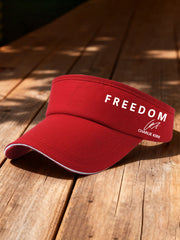 Unisex Freedom Is Not Free R.I.P Charlie Kirk Print Sun Hat