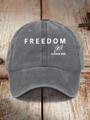 Unisex Freedom Is Not Free R.I.P Charlie Kirk Print Hat