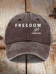 Unisex Freedom Is Not Free R.I.P Charlie Kirk Print Hat