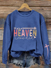 Women's Make Heaven Crowded Print Sweatshirt