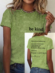 Women's Dear Person Behind Be Kind Tee