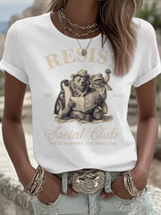 Women's FDT Frog Against The Machine Printed T-Shirt