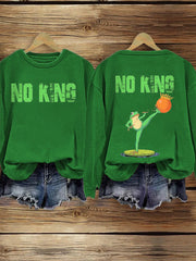 Women's FDT Polish Frog Print Sweatshirt