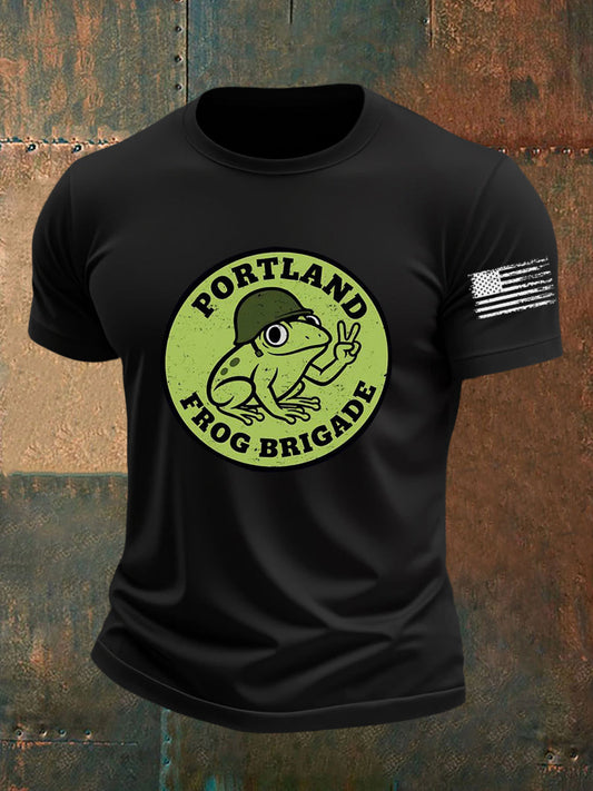 Men's Portland Frog Brigade Printed T-shirt