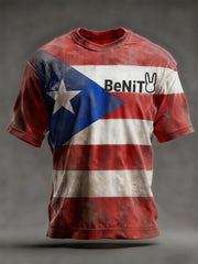Men's Puerto Rican Singer Printed T-Shirt