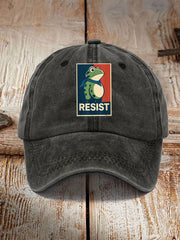 Unisex Portland Frog Resist Print Hat
