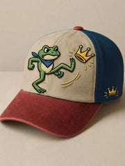 Resist Frog Print Casual Unisex Hat